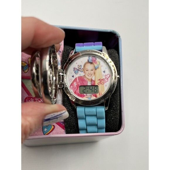 JOJO Siwa Kids NEW Digital Spinner Cover LED Watch Nickelodeon Tested Working - Picture 4 of 8